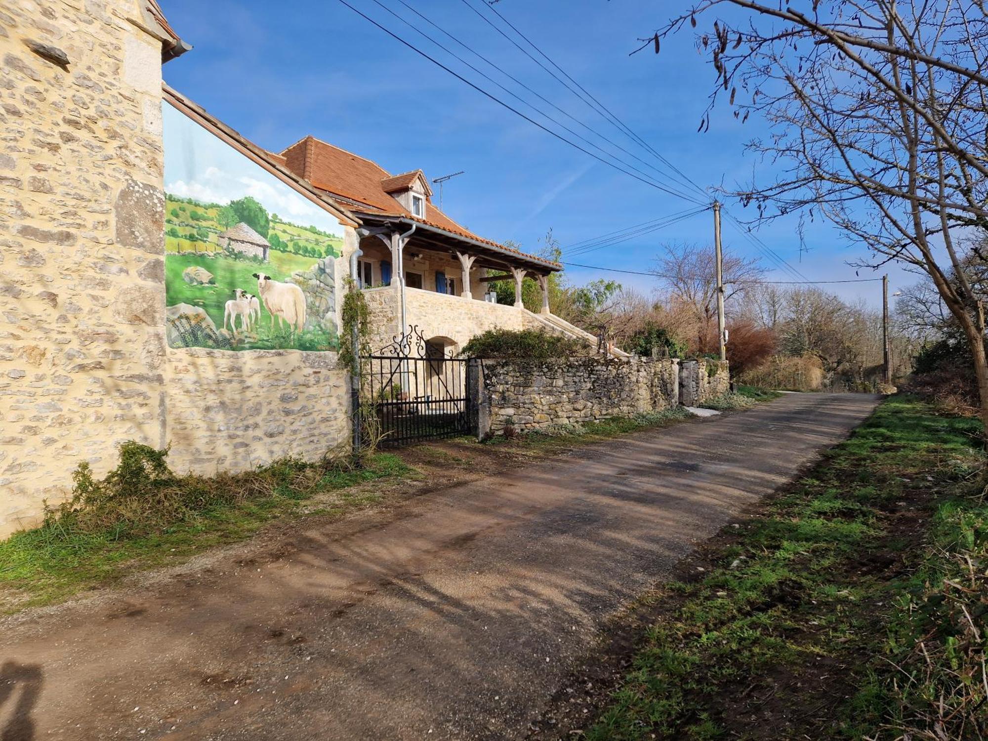 Maison Quercynoise En Pierre Concots Экстерьер фото