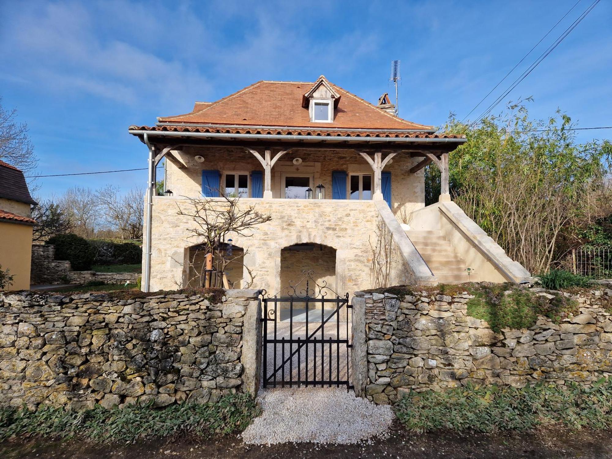 Maison Quercynoise En Pierre Concots Экстерьер фото